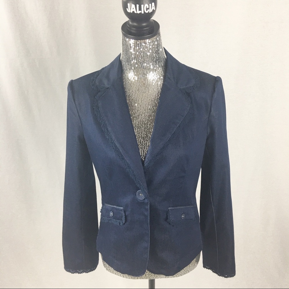 Coast to Coast Denim Blue Color Blazer
